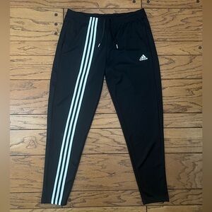 Adidas black track sweat pants